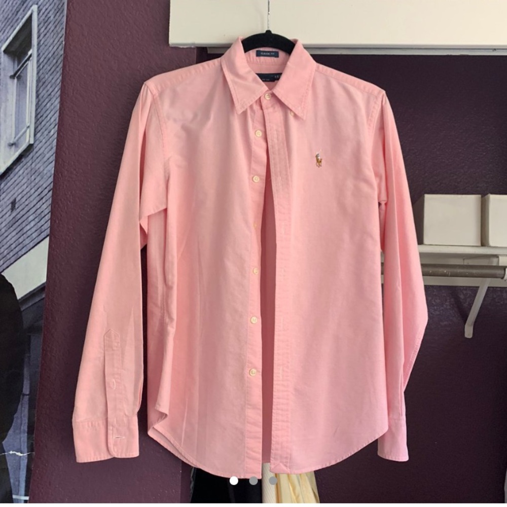 Pink Ralph Lauren button up